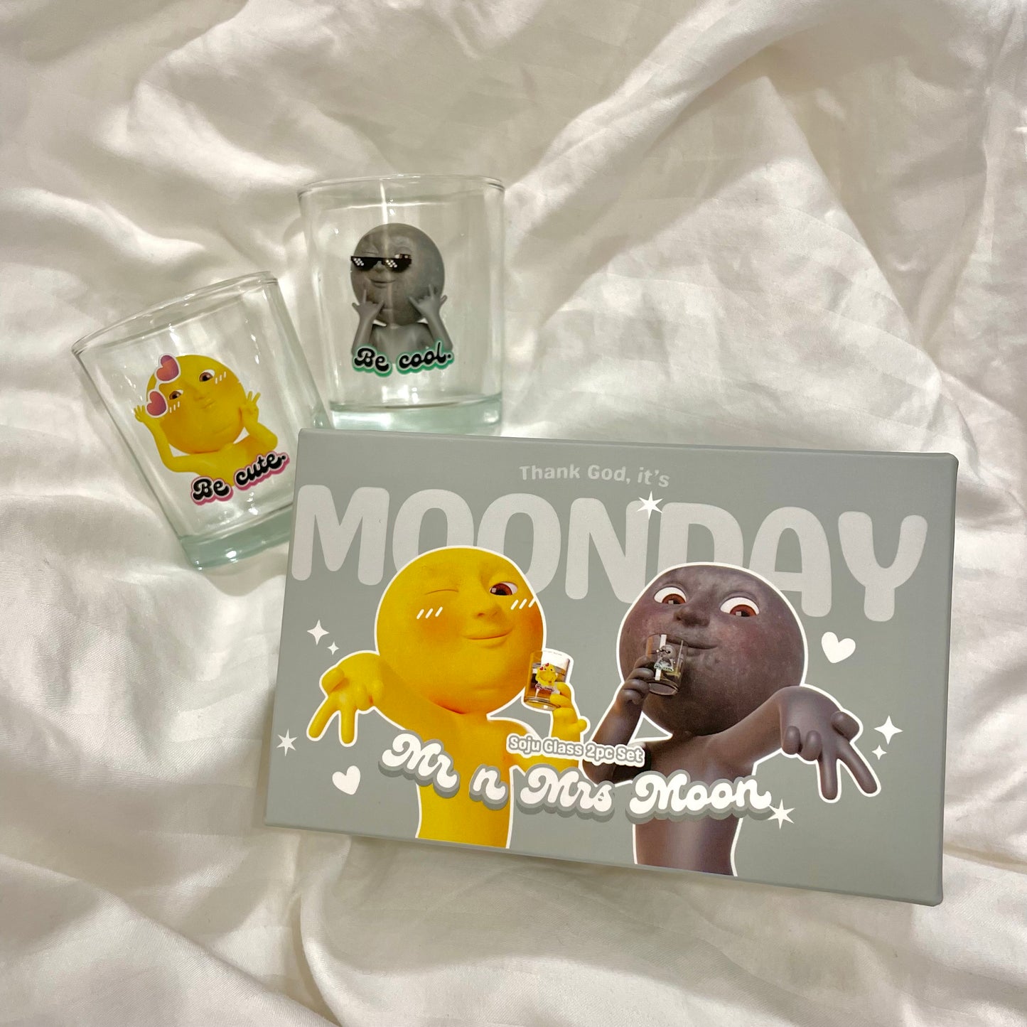 Thank God It's MOONDAY! 燒酒杯套裝