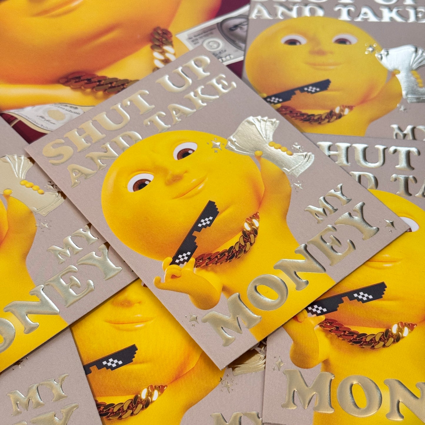 (Additional printing.ᐟ.ᐟ.ᐟ) Moon² Golden Glittering Red Packet 2025 (10 pieces)