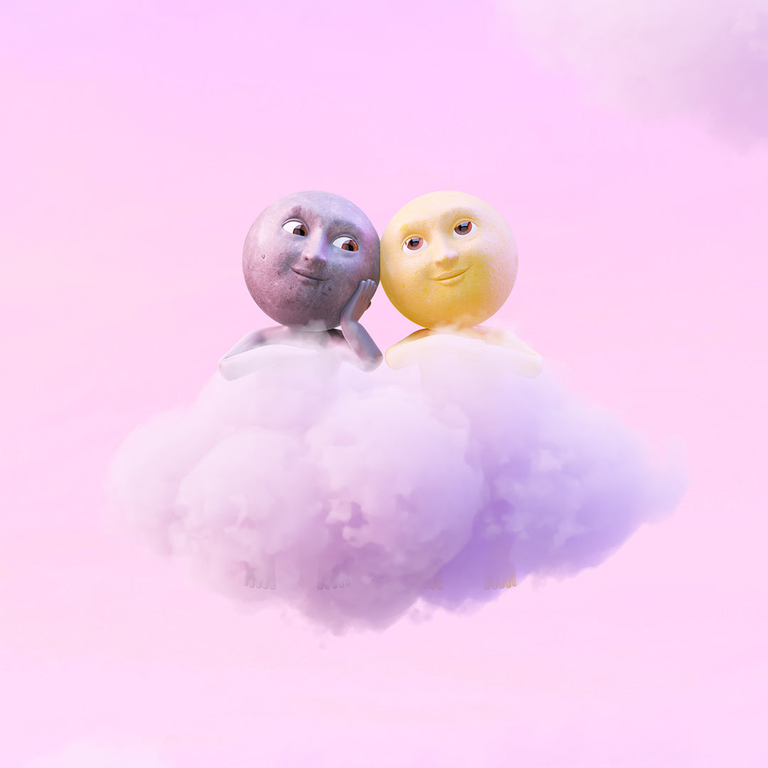 Mr n Mrs Moon "Two people living in the sky" mobile and computer wallpaper