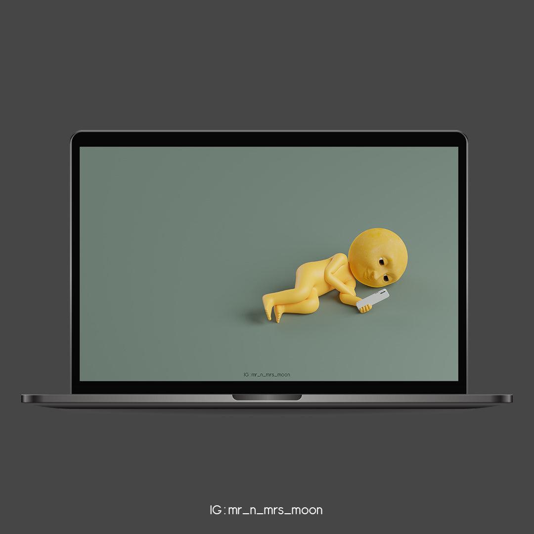 Mrs Moon "各種攤" 手機及電腦桌布