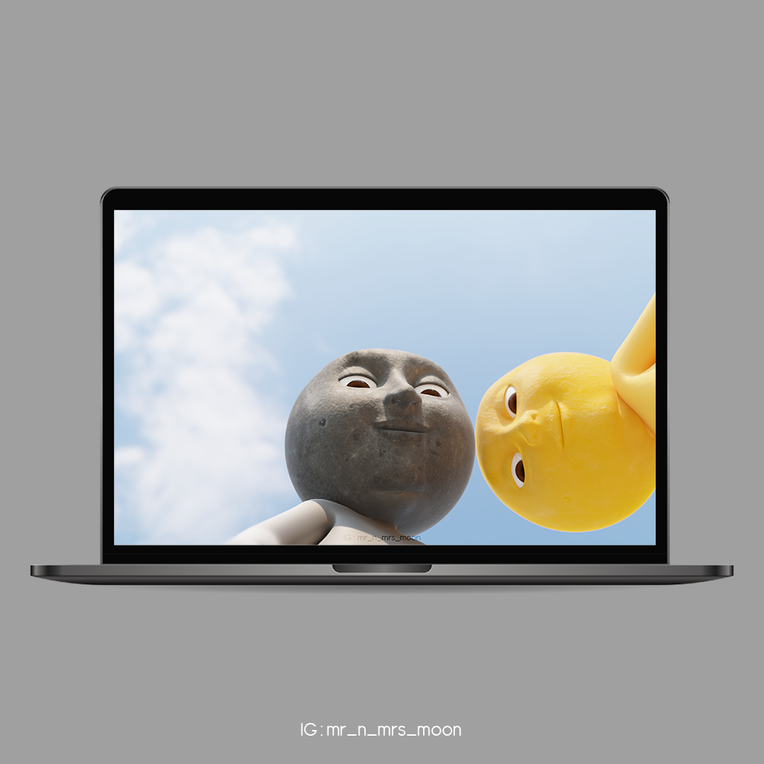 Mr n Mrs Moon "Front Camera Accident" mobile and computer wallpaper