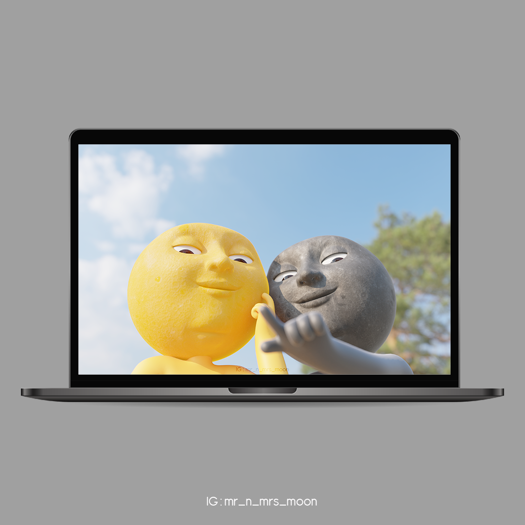 Mr n Mrs Moon "Front Camera Accident" mobile and computer wallpaper