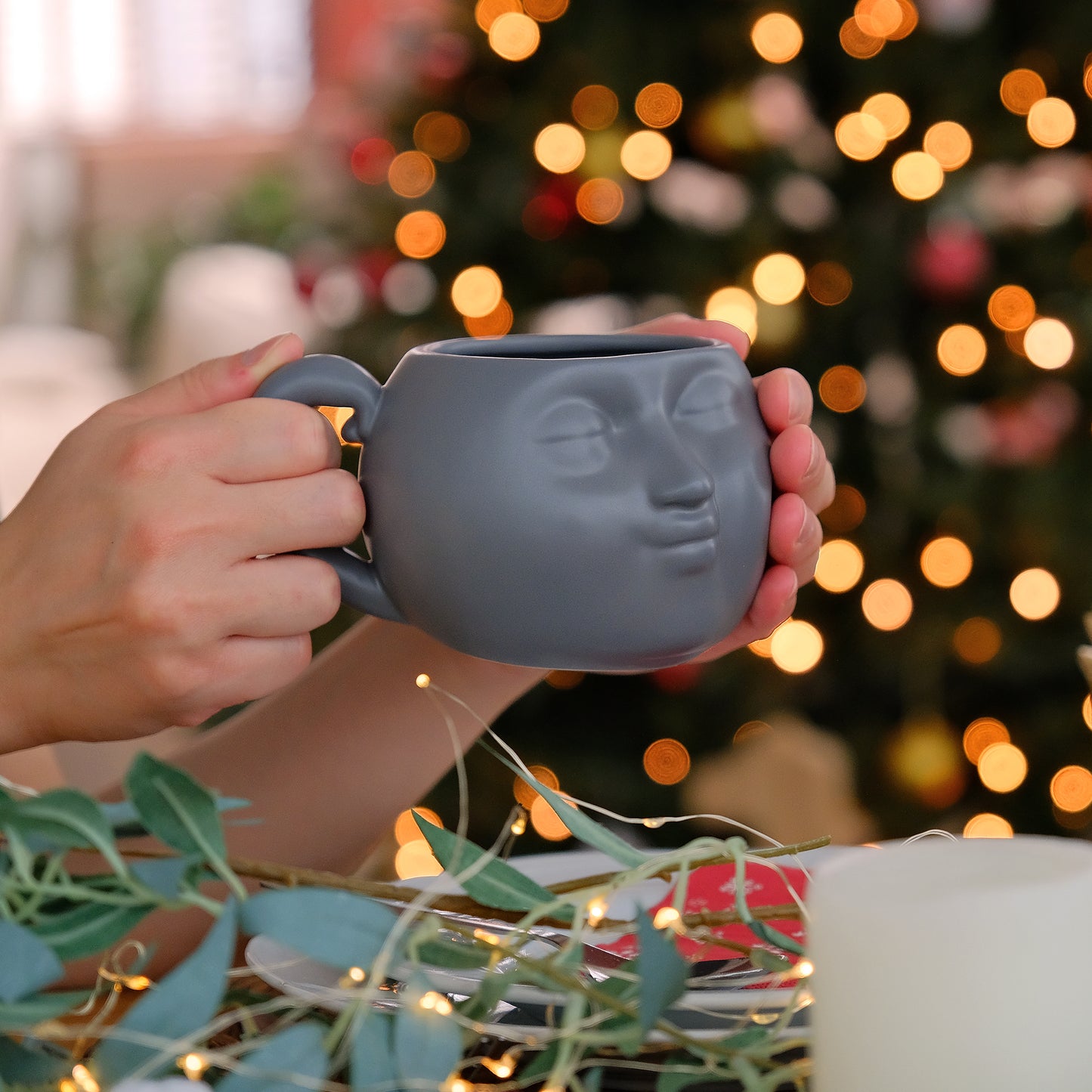 Moon Moon 3D Couple Mug