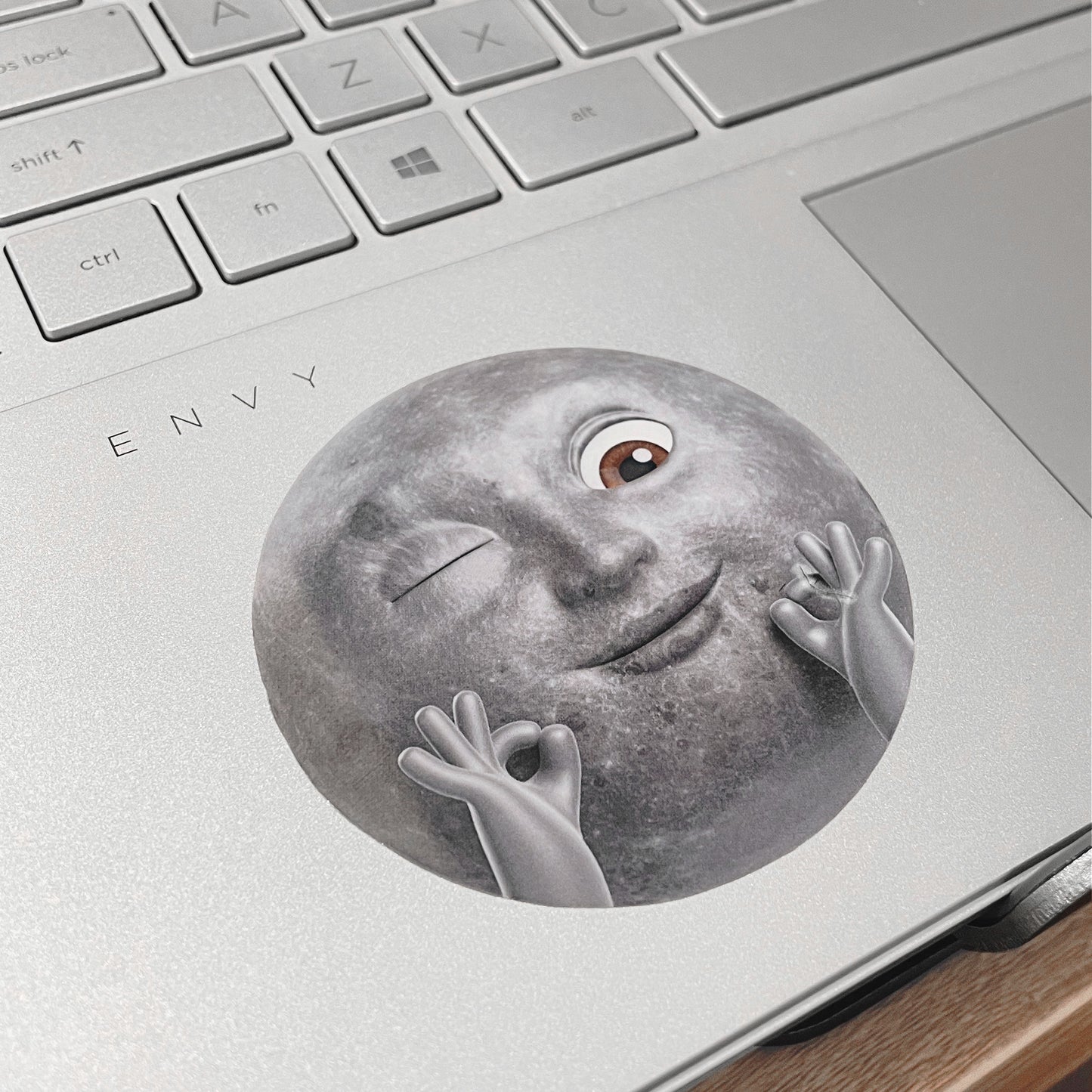 Moon Moon Waterproof Sticker 12pc