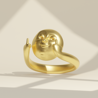 (Pre-order.ᐟ.ᐟ.ᐟ) Mona Li Moon's Smile Ring 