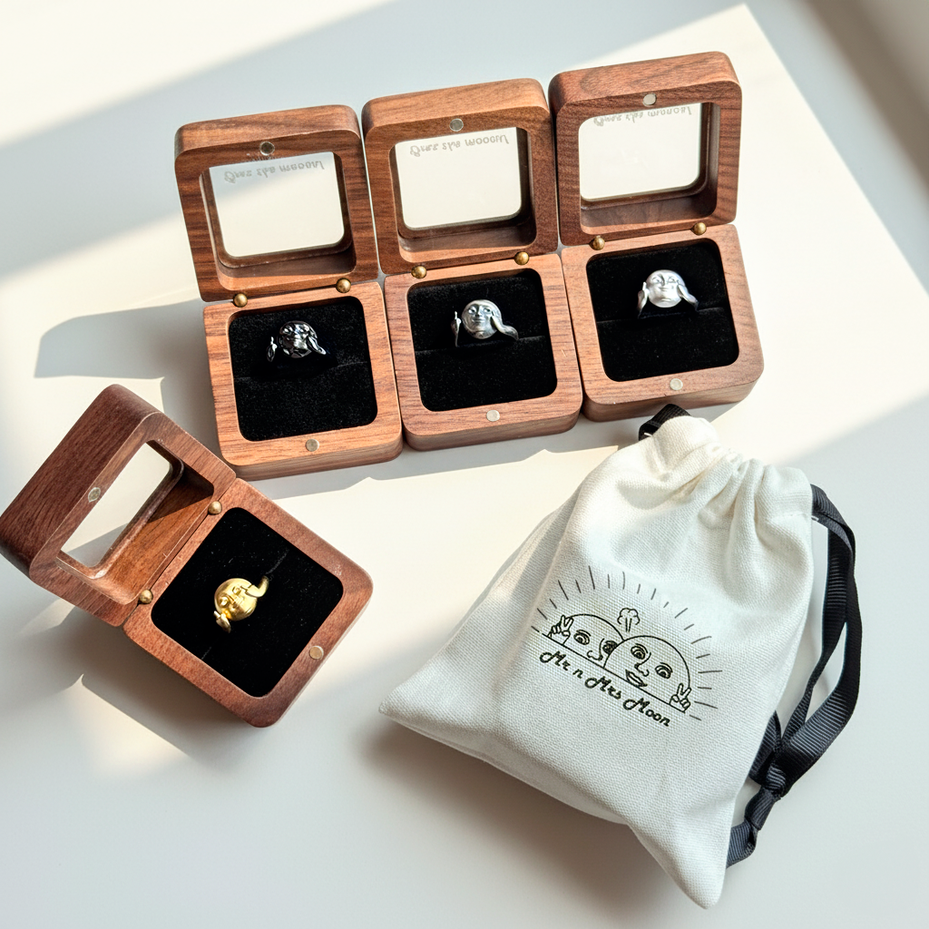 (Pre-order.ᐟ.ᐟ.ᐟ) Mona Li Moon's Smile Ring 