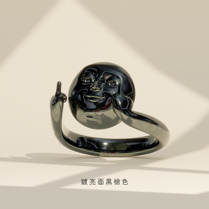 (Pre-order.ᐟ.ᐟ.ᐟ) Mona Li Moon's Smile Ring 