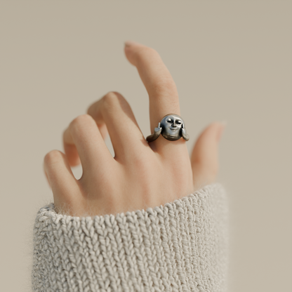 (Pre-order.ᐟ.ᐟ.ᐟ) Mona Li Moon's Smile Ring 