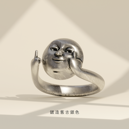 (Pre-order.ᐟ.ᐟ.ᐟ) Mona Li Moon's Smile Ring 