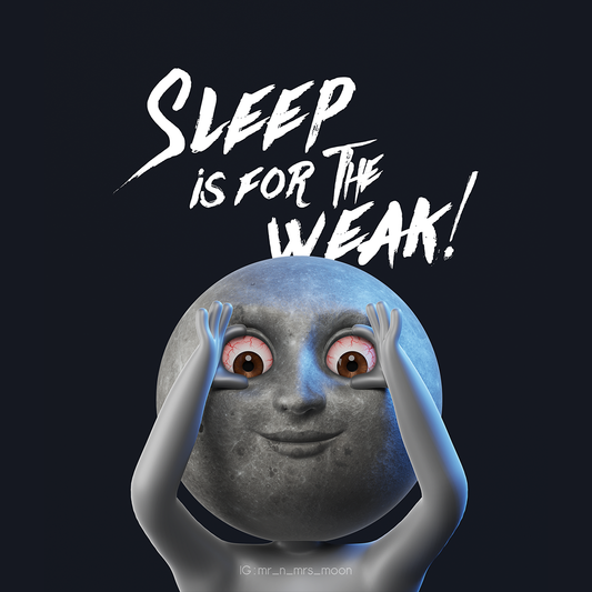 Mr Moon "Sleep Is For The Weak!" 手機桌布