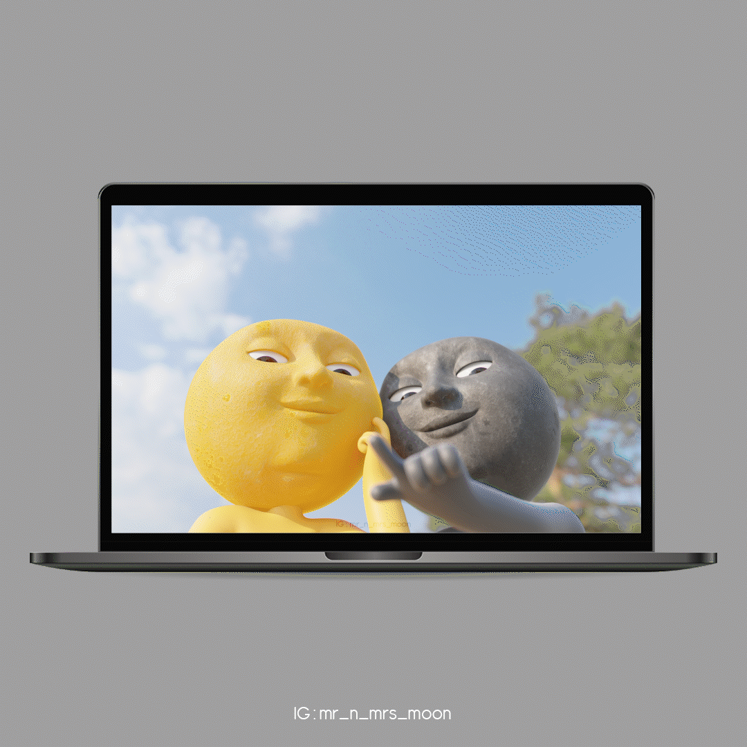 (EXPIRED) Mr n Mrs Moon《2022一起過日子》13款手機及電腦桌布組合