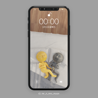 Mr n Mrs Moon "午睡的時光" 手機及電腦桌布